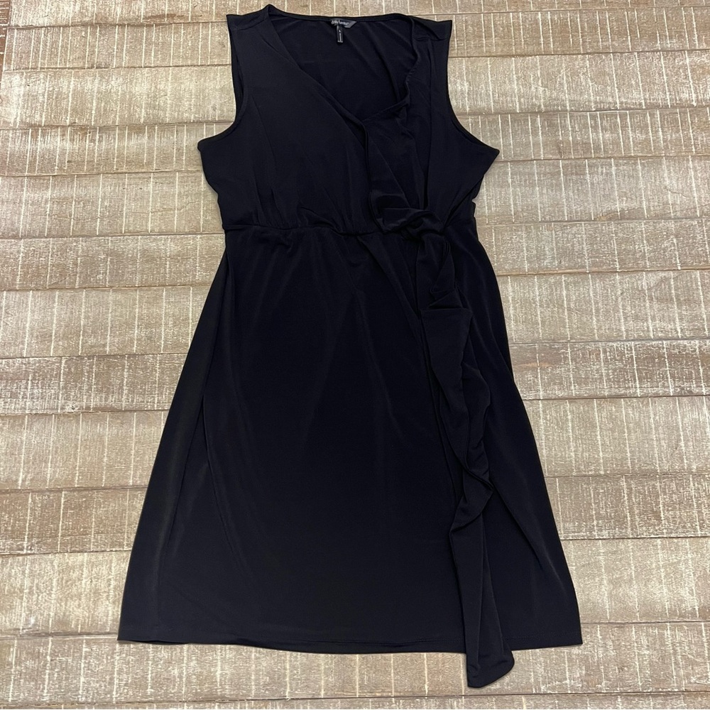 Daisy Fuentes large onyx sleeveless business casual dress